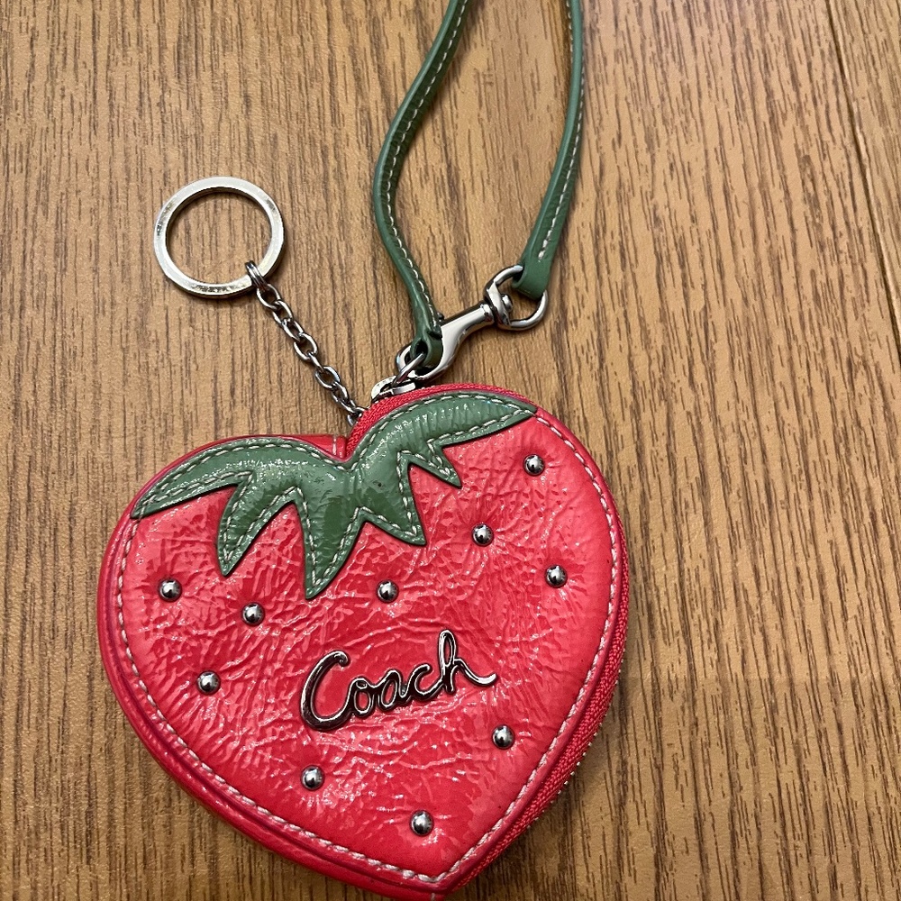 Coach Heart Key and Change holder